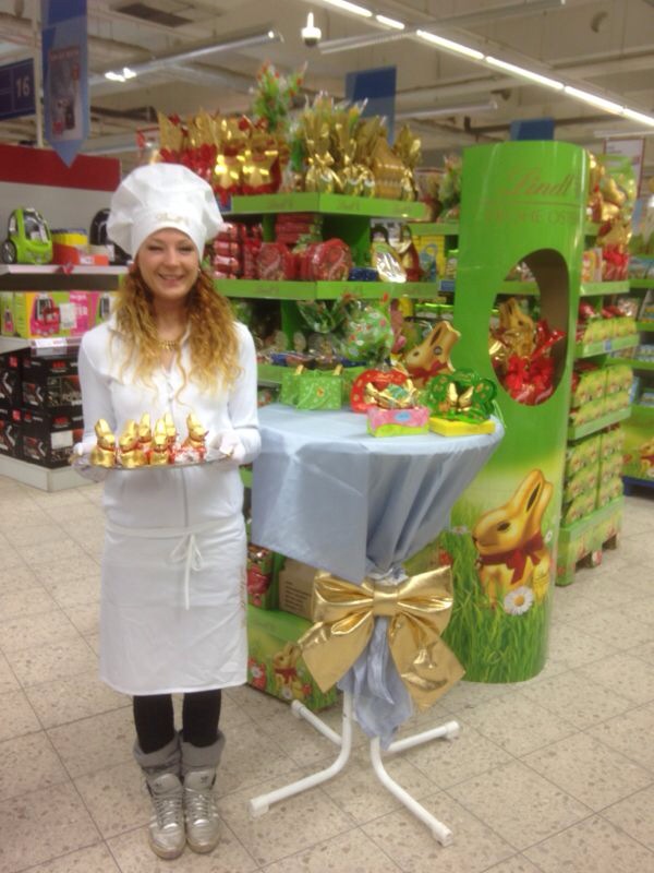 Cube Pos Point Of Sale Supermakrt Stand Promotion Ostern